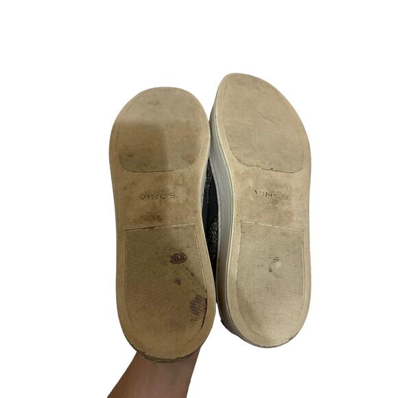 Vince Women's Gray Tweed Platform Slip-on Sneakers Shoes Size‎ 11M - Picture 8 of 10